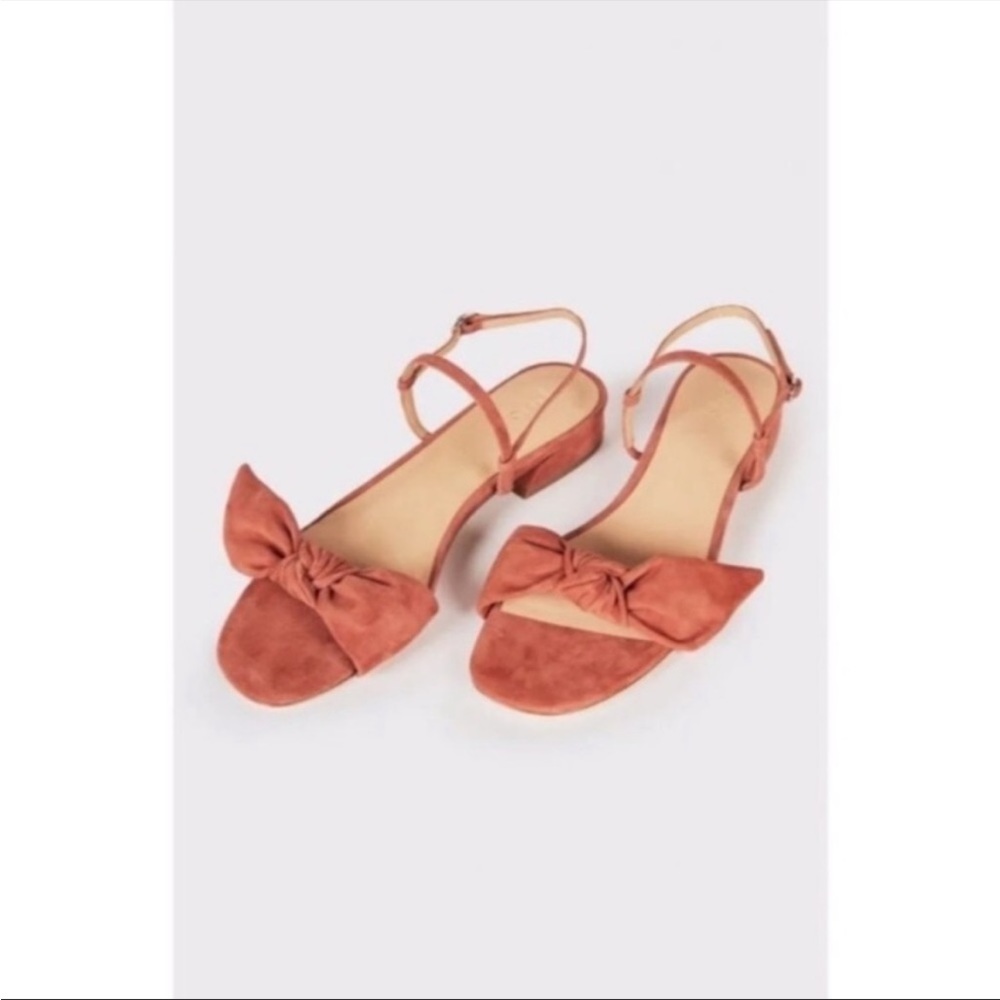 Joie parthena velvet Sandals w/bow